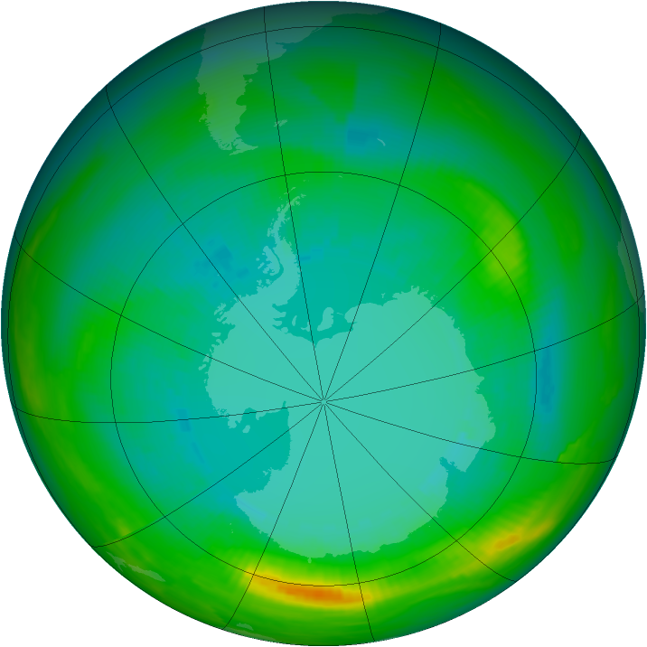 Ozone Map 1979-08-21